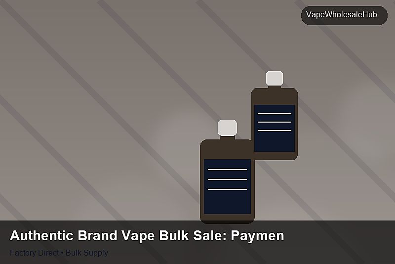 Authentic Brand Vape Bulk Sale — Authentic Brand Vape Bulk Sale: Payment Terms | 2026 Edition photo 2