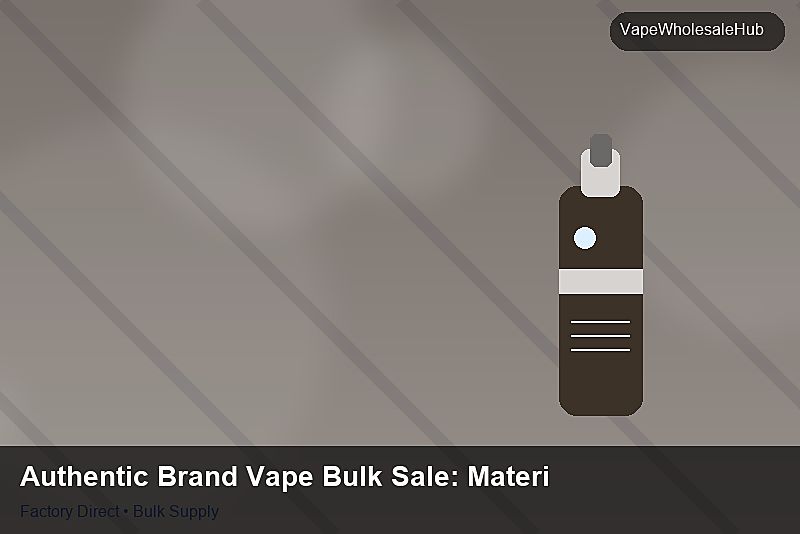Authentic Brand Vape Bulk Sale — Authentic Brand Vape Bulk Sale: Material & Ingredients | 2026 Edition photo 1