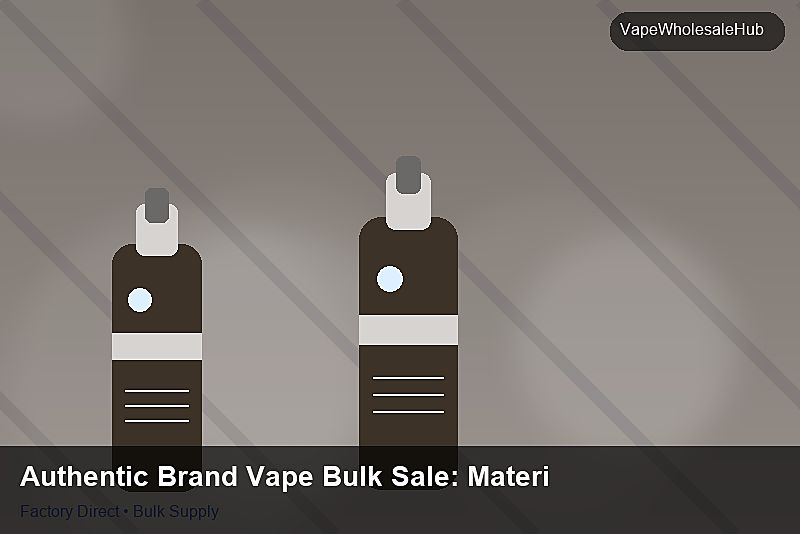 Authentic Brand Vape Bulk Sale — Authentic Brand Vape Bulk Sale: Material & Ingredients | 2026 Edition photo 2
