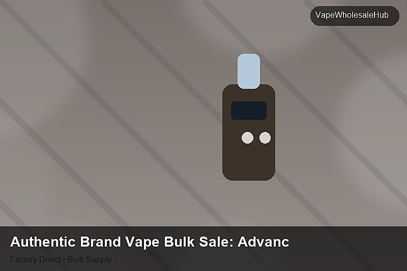 Authentic Brand Vape Bulk Sale — Authentic Brand Vape Bulk Sale: Advanced Sourcing | 2026 Edition photo 2